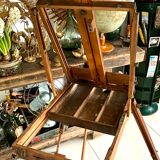 Old collapsible wooden painter's easel
