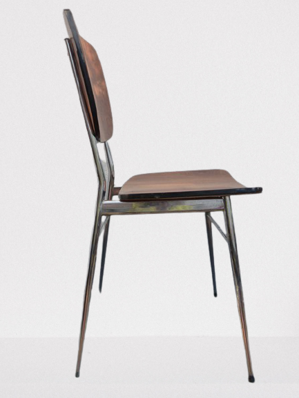 Wooden formica chairs effect 70 wide folder