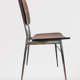 Chaises en formica effet bois 70 dossier large