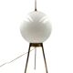 Mid-Century tripod brass table lamp, Lumi Italy 1950s