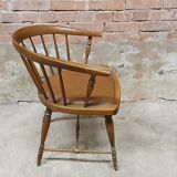 Vintage office armchair with Scandinavian style bar