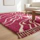 Traditional artisan beni ourain rug Bordeaux 150/250 cm
