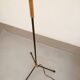 Tripod floor lamp 50s / wool lampshade