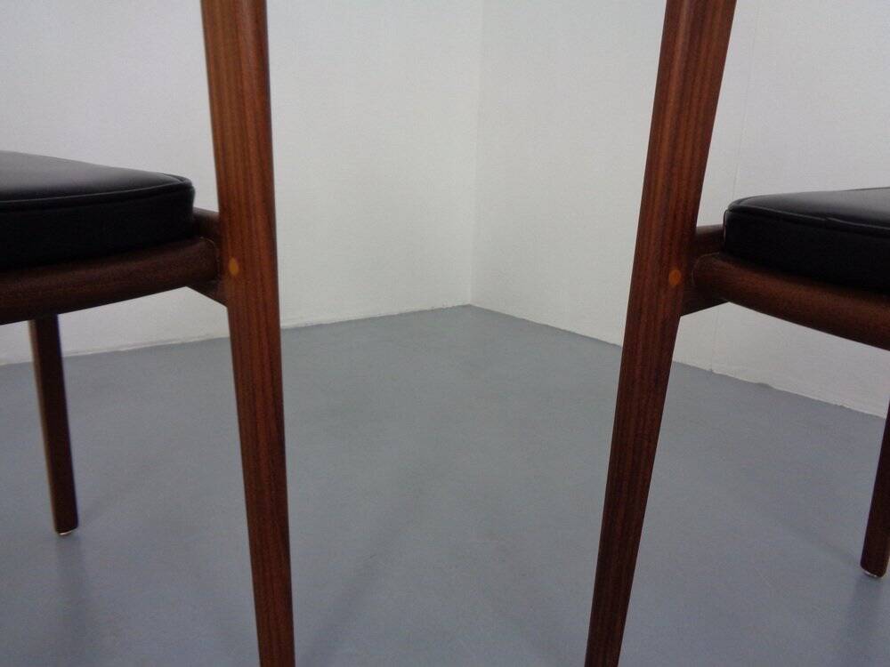 Set of Teak Dining Chairs Model 641P by Rudolf Glatzel for Thonet, 1960s