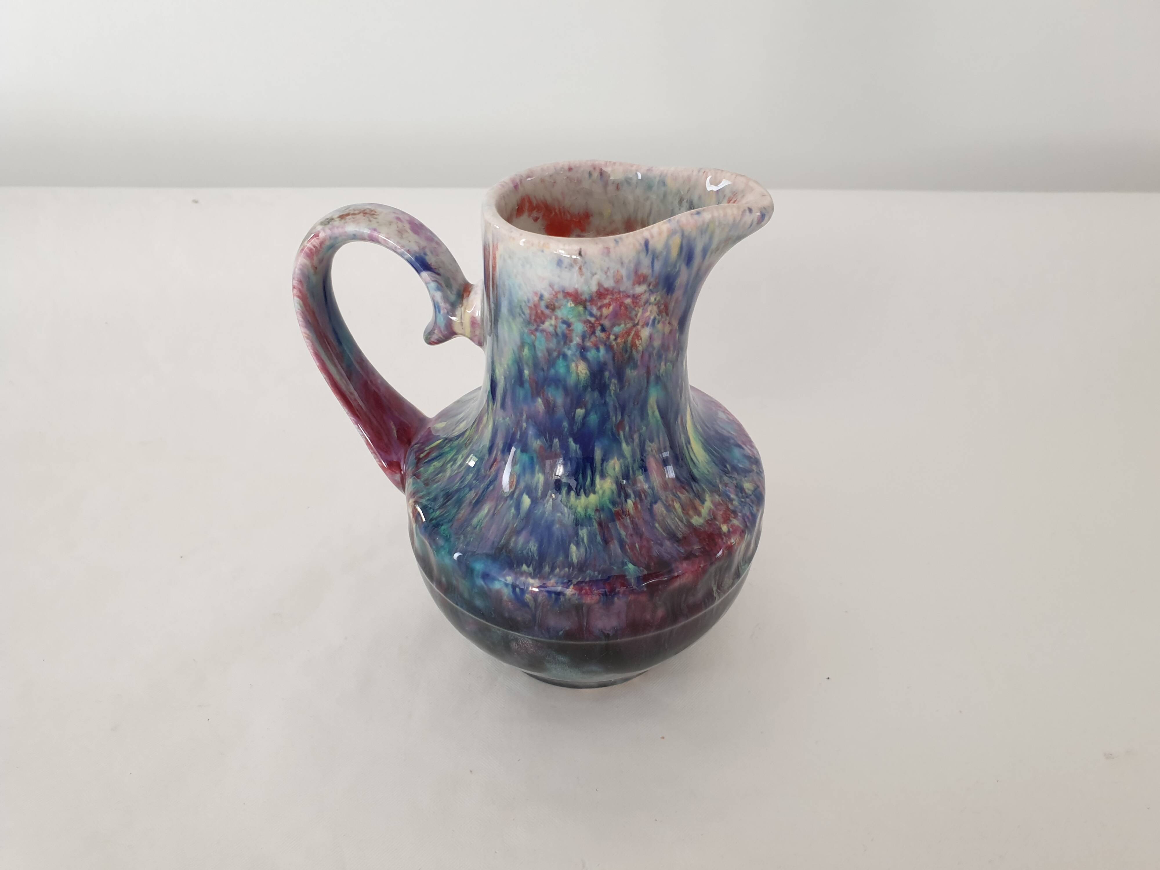 Small ceramic pitcher / milk jug Signed Morvan