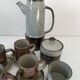 Vintage “Grès Paysan” glazed stoneware set