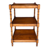 Console Art Deco a 3 niveaux bois tourné "Faux Bambou" Circa 1930s