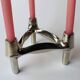 Vintage modular candlestick MCM by Fritz Nagel for BMF
