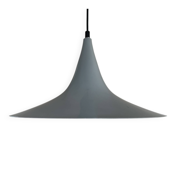 Suspension trompette grise