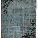 Handmade hi-low pile oriental 1970s 210 cm x 320 cm