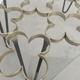 Coffee table 50s golden clover