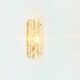Mid Century Scandinavian Glass & Brass Wall Light by C. Fagerlund, 1960s