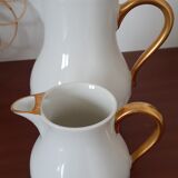 Creamer and milk jug in porcelain Vignaud