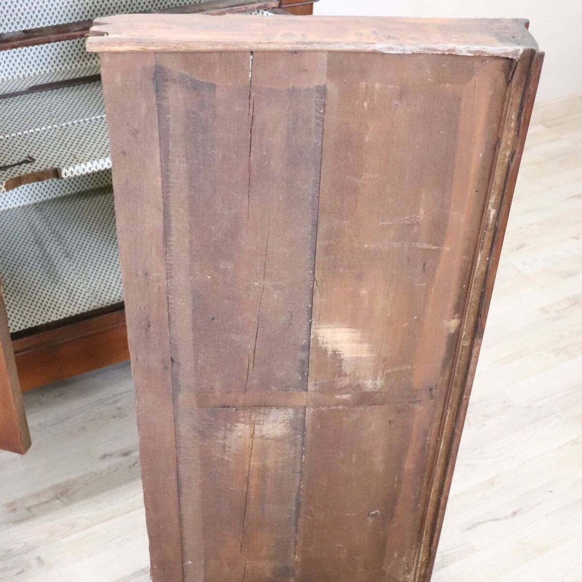 Antique Sideboard Made Of Solid Walnut, Italy, 19th Century