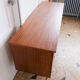 Teak and brass 140cm