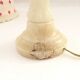 Pair of lamps  feet in white marble