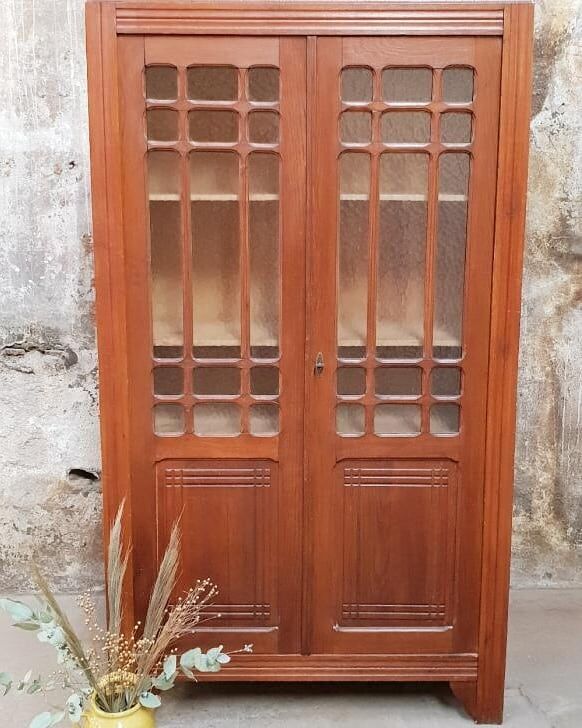 Glass-glazed Parisian wardrobe