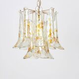 Murano glass chandelier designed by Carlo Nason for Mazzega, 1970s.