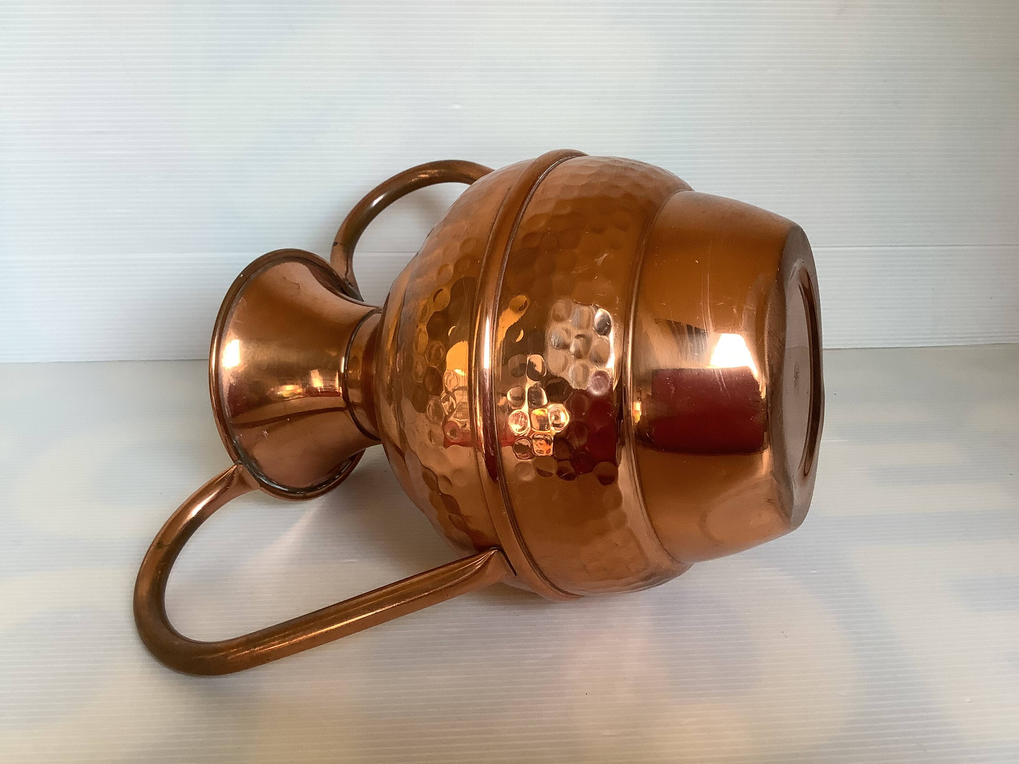 Large copper vase Legellier Villedieu