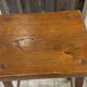 Set of 3 high wooden bar stools, handcrafted, 50.