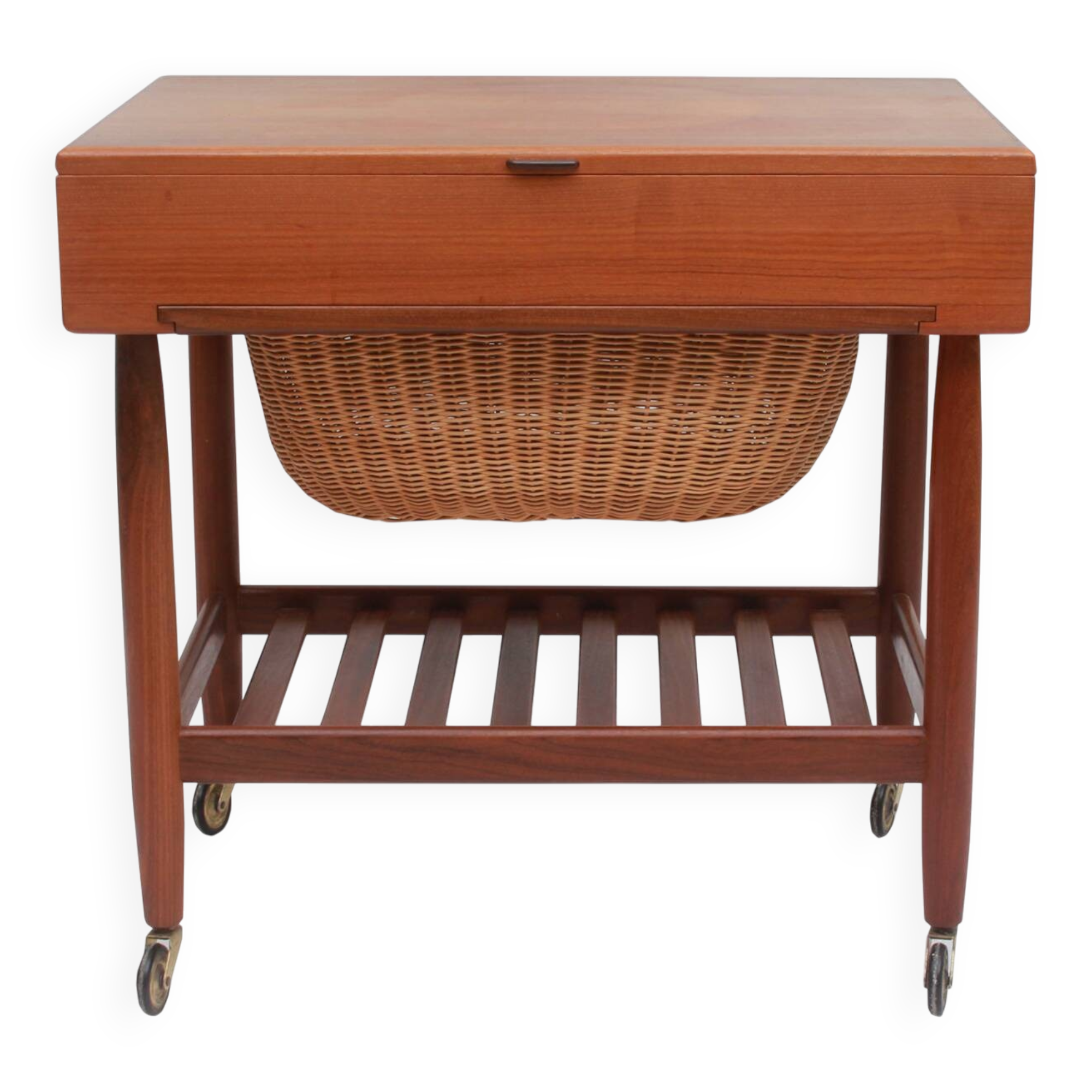 1960s Utensilo in Teak with basket