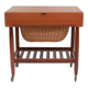 1960s Utensilo in Teak with basket