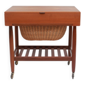 1960s Utensilo in Teak with basket