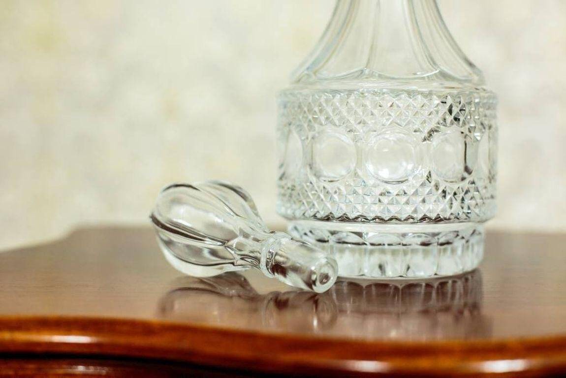 Vintage Glass Decanter, 1970