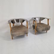 Set of 2 'Fantasy Island' Lounge Chairs by Kurt Bayer, 1980's