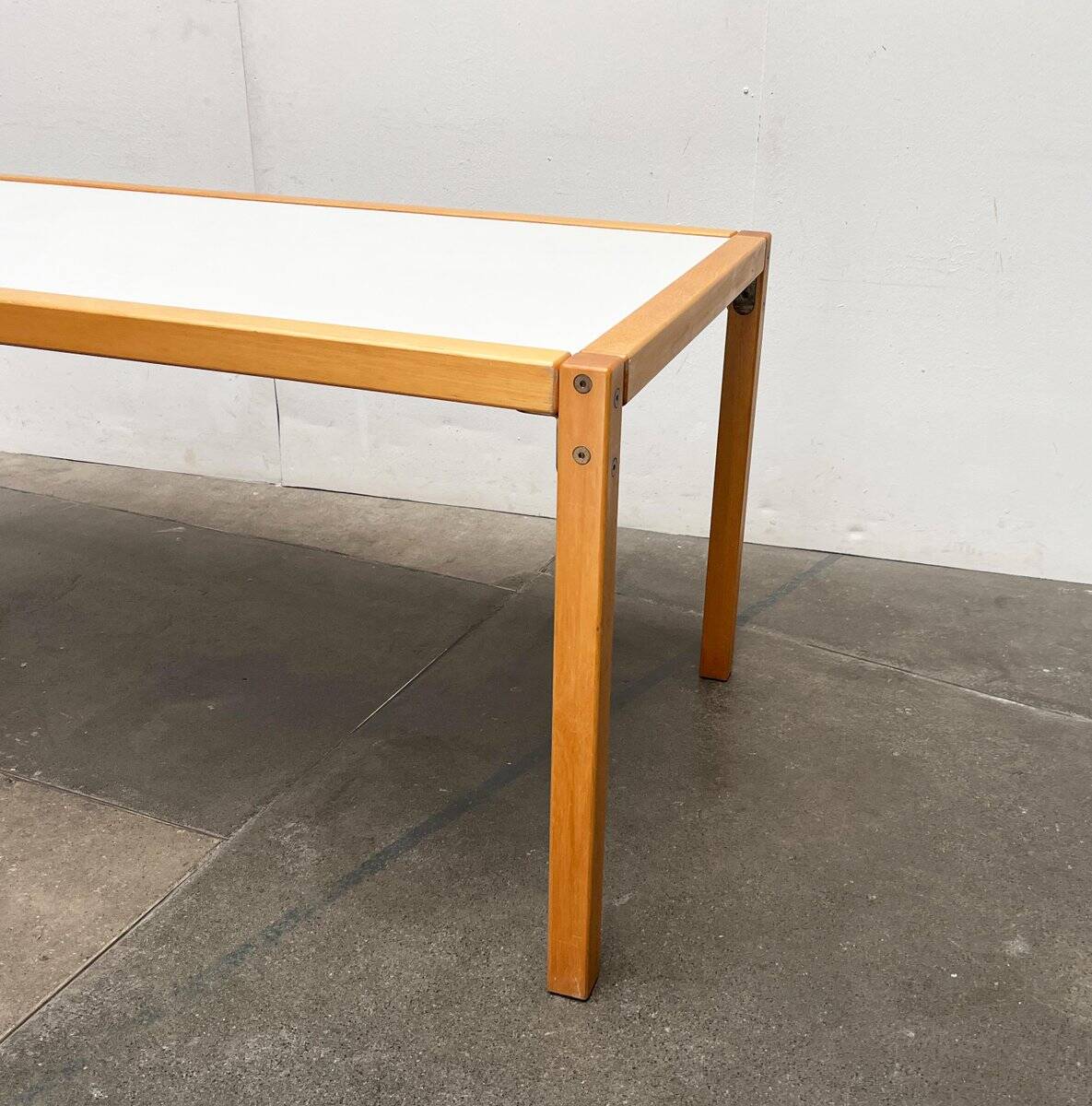Vintage German Postmodern dining table or desk from the Profilsystem series by Flötotto, 1970s.