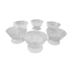 Set de 6 coupes basses vintage pour champagne ou sangria Portieux Vallerysthal