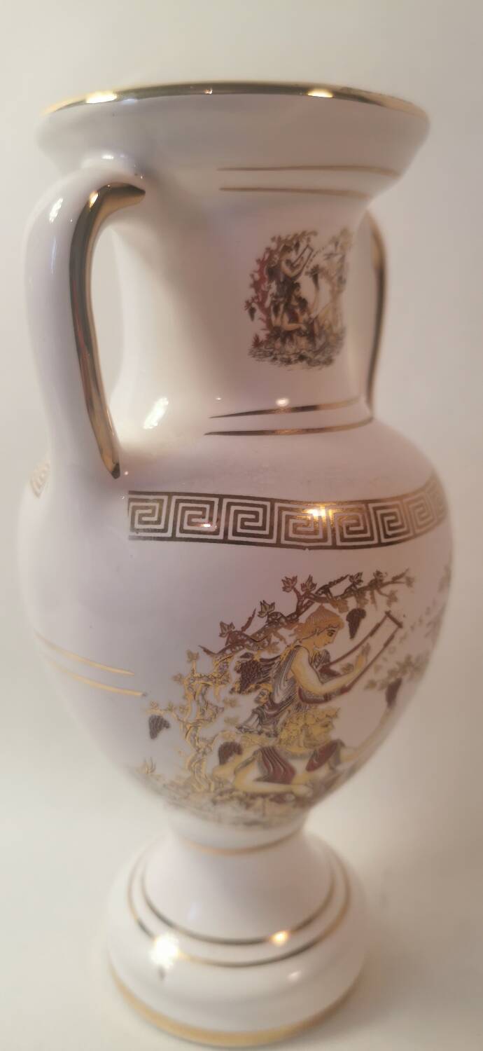 Greek Urn Vase - 24k Gold Decorations - Greek Mythology
