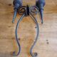 Pair of Wrought Iron Wall Lights