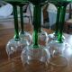 6 verres anciens à vin blanc