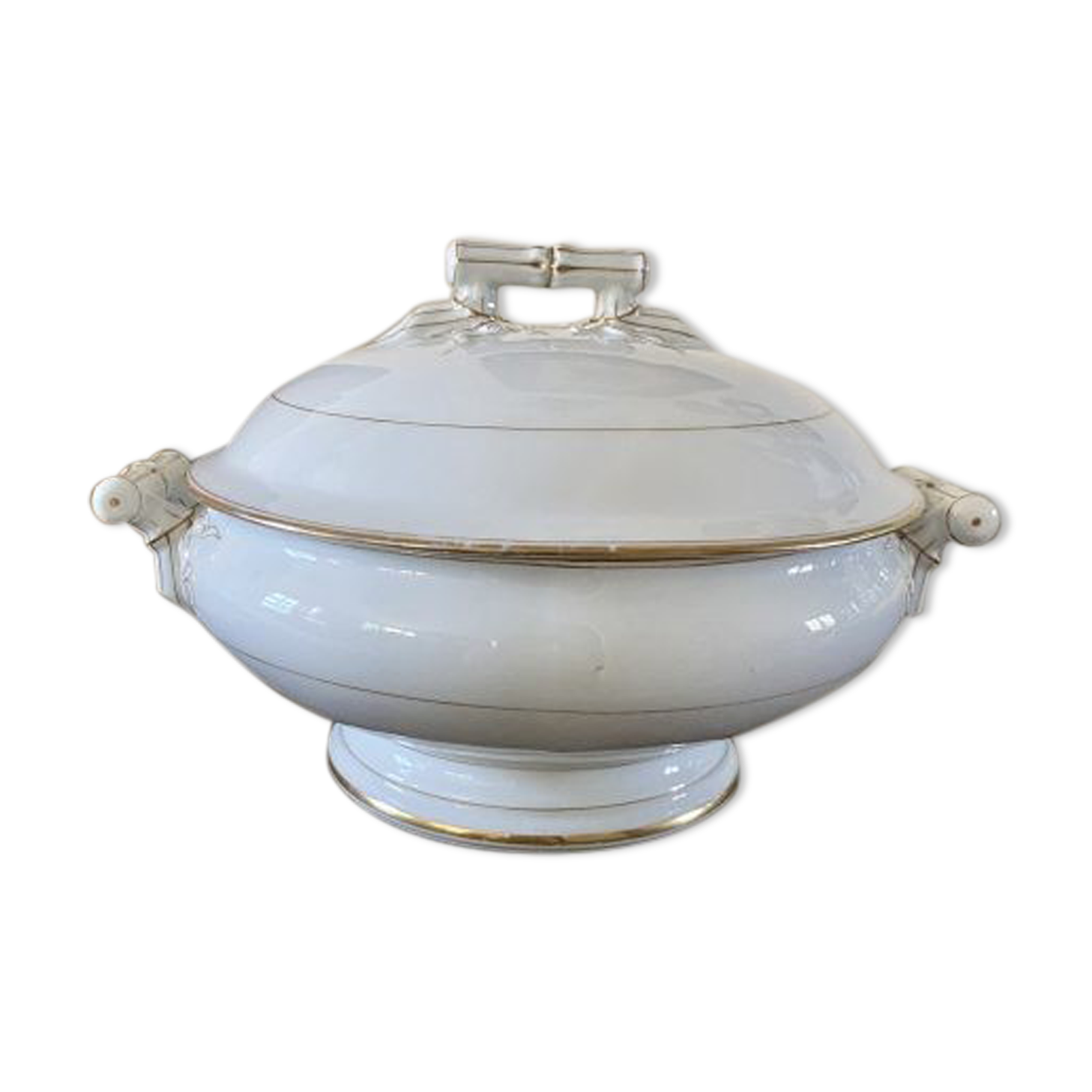 Porcelain soup bowl Alfred Hache & Cie