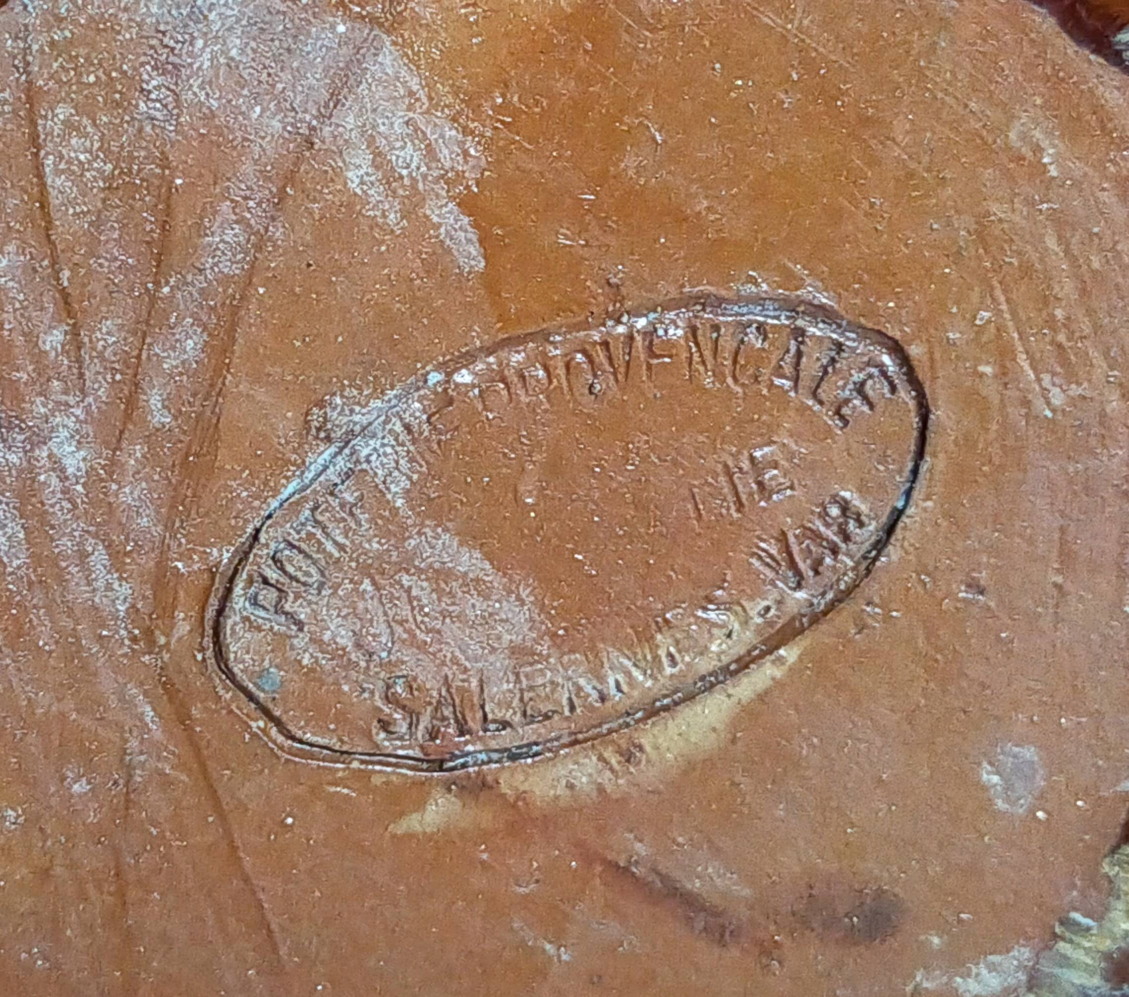 XXL pitcher vintage Provencal pottery from Salernes