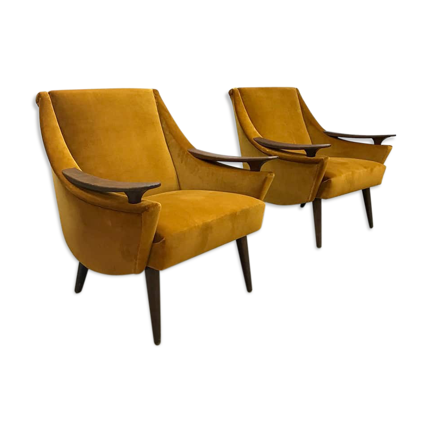 Pair of chairs 50s