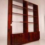 Parchment bookcase by Aldo Tura for Tura Milano 1960