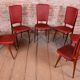Vintage French Art Deco Chairs by Jules Leleu for Stella, 1940s, Set of 6