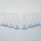 Set of champagne glasses, Italian design, 1980s, production: Italy