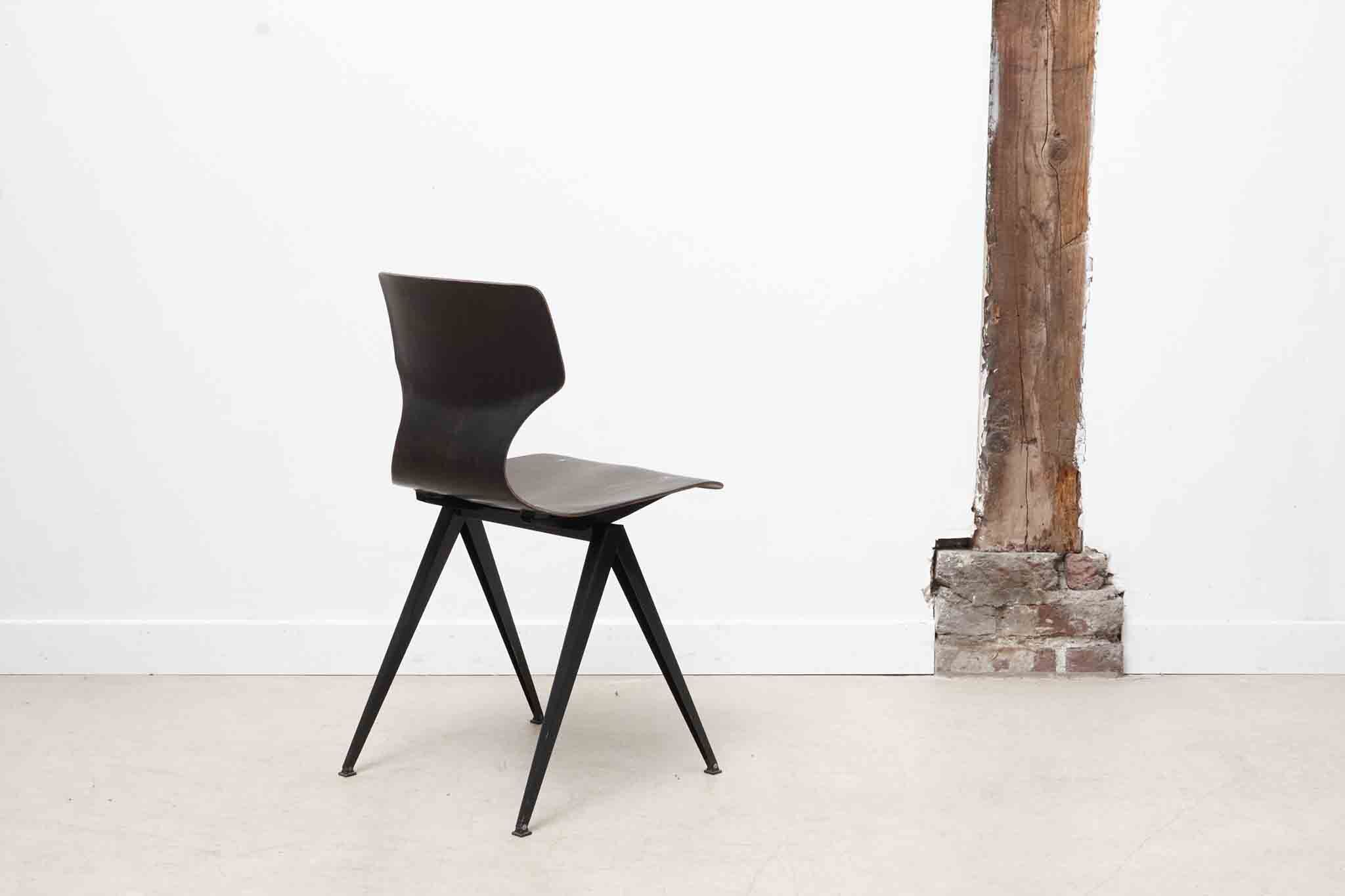Chaise galvanitas s19 vintage ébène / noir