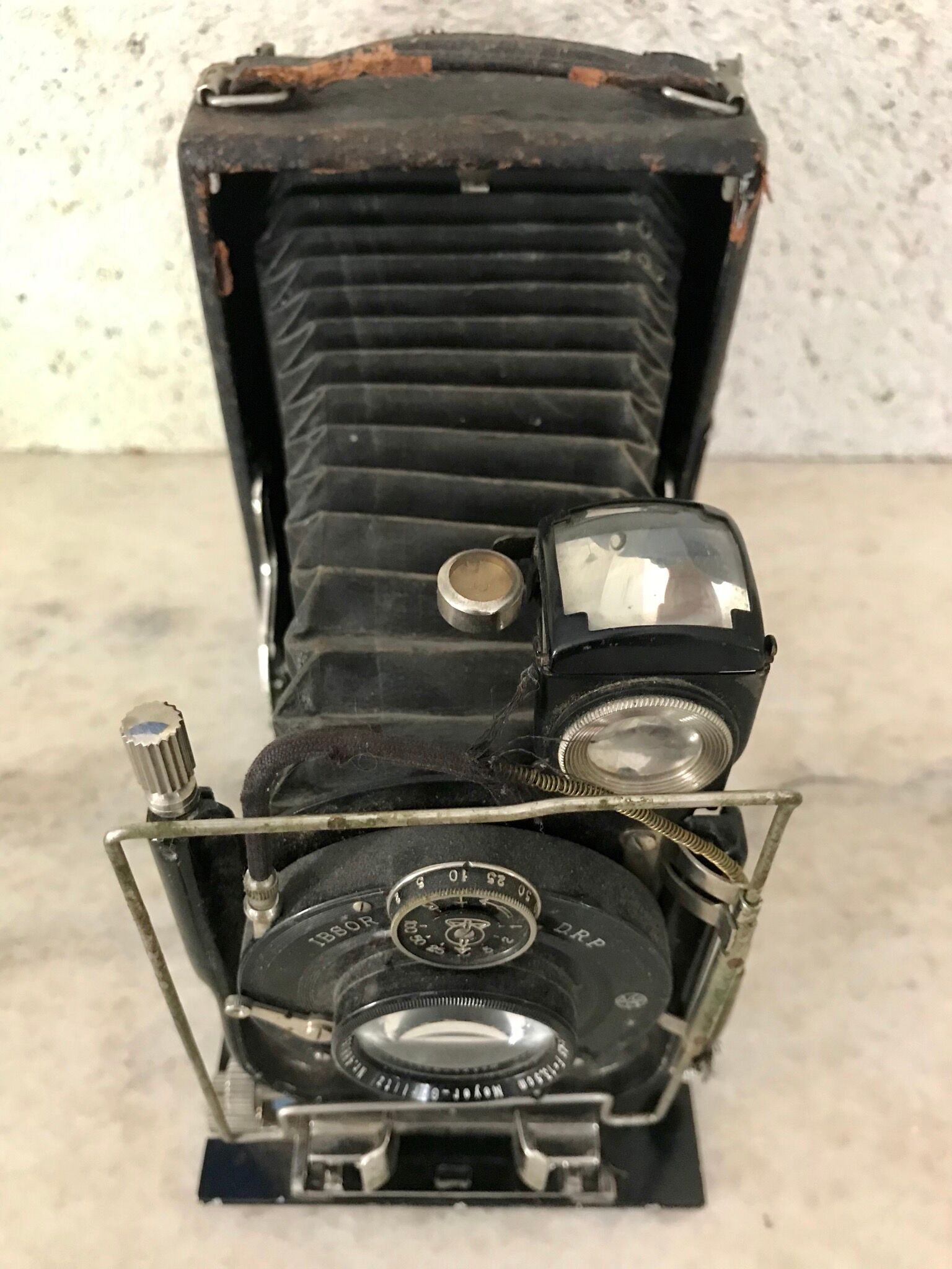 Old bellows camera