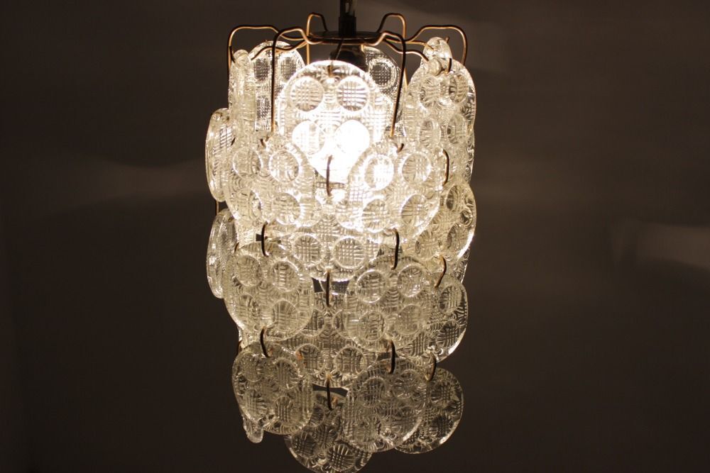 Chandelier glass of Železny Brod 1970 s