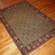 Handmade antique Persian Farahan rug 131cm x 195cm 1860s