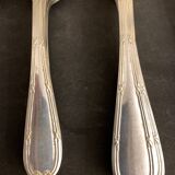 Housewife 38 pieces Christofle model Ribbons, silver metal, twentieth century