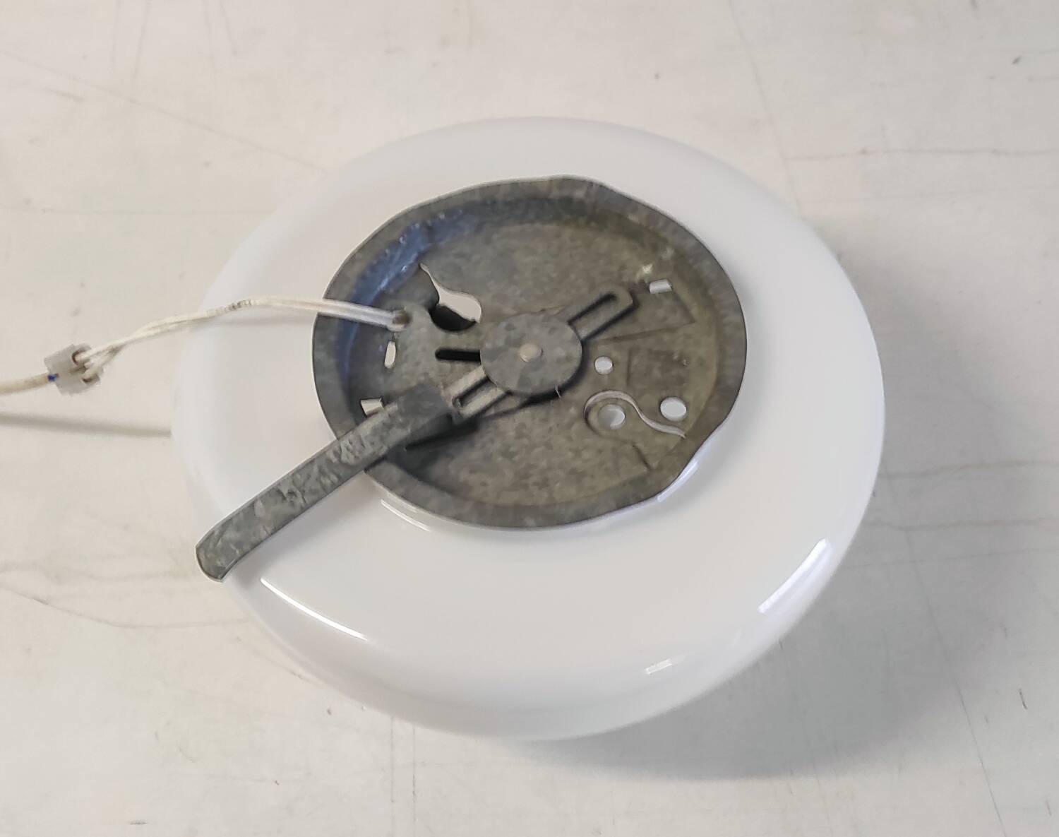 Opaline globe ceiling light - 50s/60s