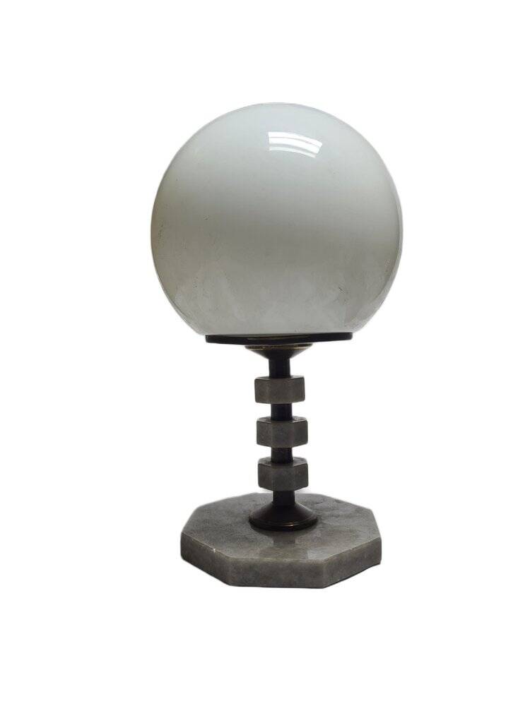 Art Deco style bedside lamp from Polam, Poland, 1970s