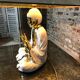 Buddha ceramic lamp Italy 1970s