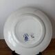 Ancienne assiette faïence St Amand fruits bleu