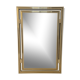 Miroir Pierre Vandel en alu blanc, Paris, 1970 - 90x60cm
